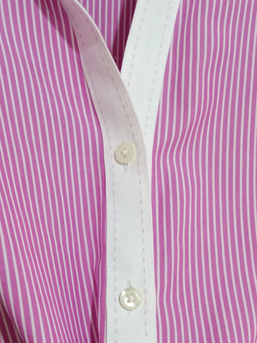 Brooks Brothers Fitted Non-Iron Cotton Shirts Stripes & Pick Stitch -Set of 3 - Picture 10 of 13